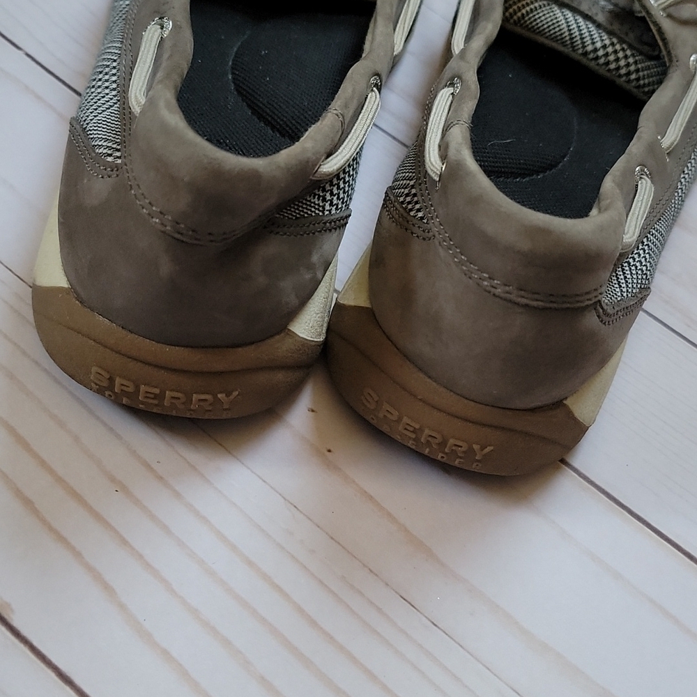 Sperry Tops-sider 7.5 Boat Shoes Taupe Women's Narrow Fit - Picture 4 of 8